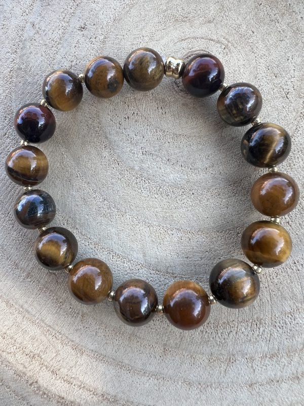 Armbånd brun tigereye