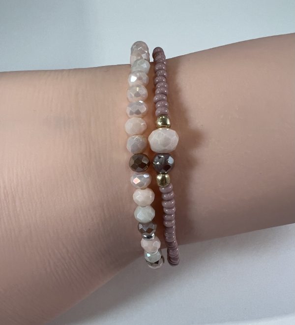 Sæt af armbånd af glasperler - Image 2