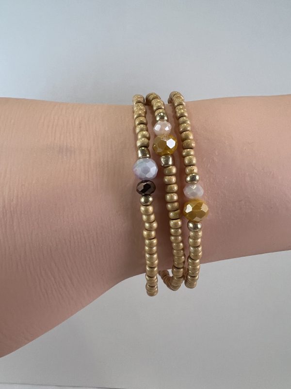 Armbånd af 8/0 muyiki glasperler - Image 3